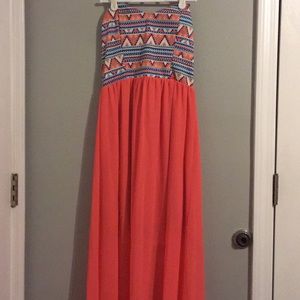 Style Rack strapless maxi dress
